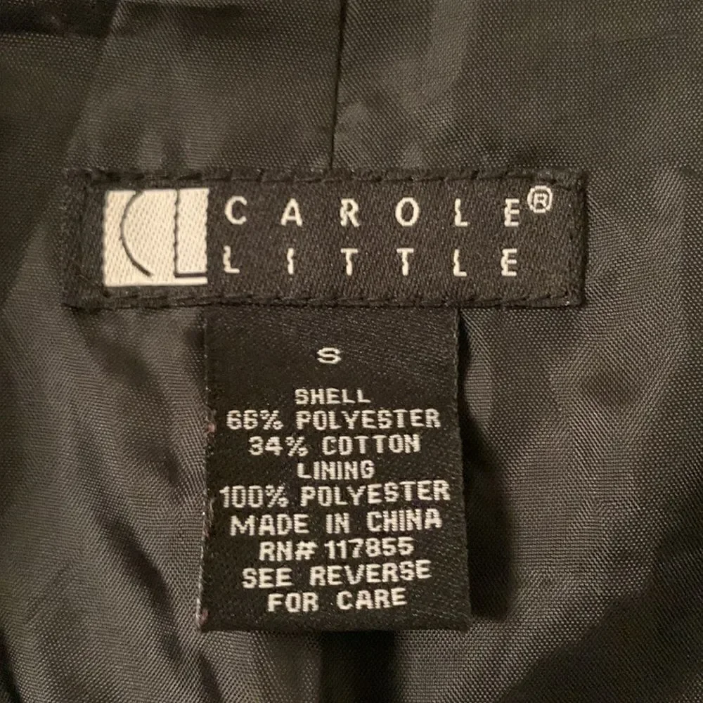 Carole Little Lightweight Long Blazer Jacket Size S - Picture 12 of 12